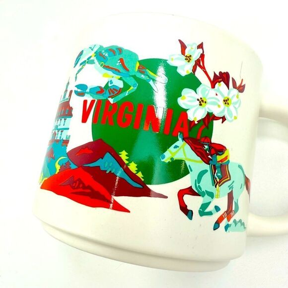 Starbucks Discovery Series Virginia 14 ounce White Mug with State Graphics - Picture 7 of 11